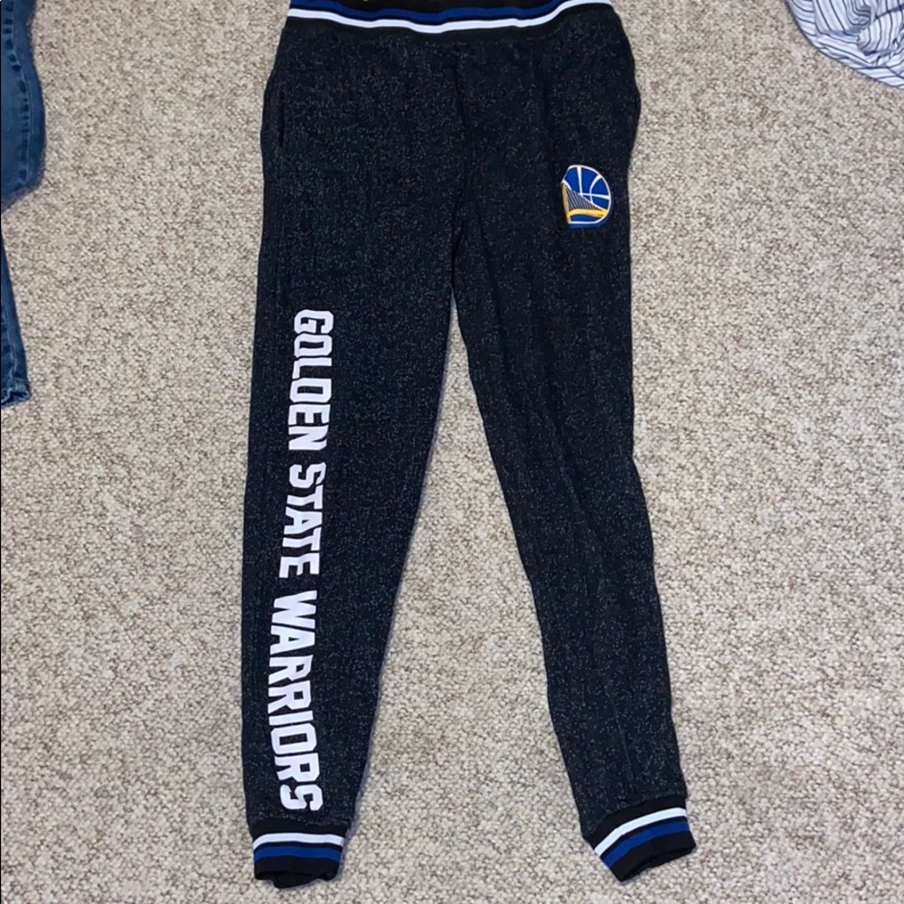Warriors sweat pants